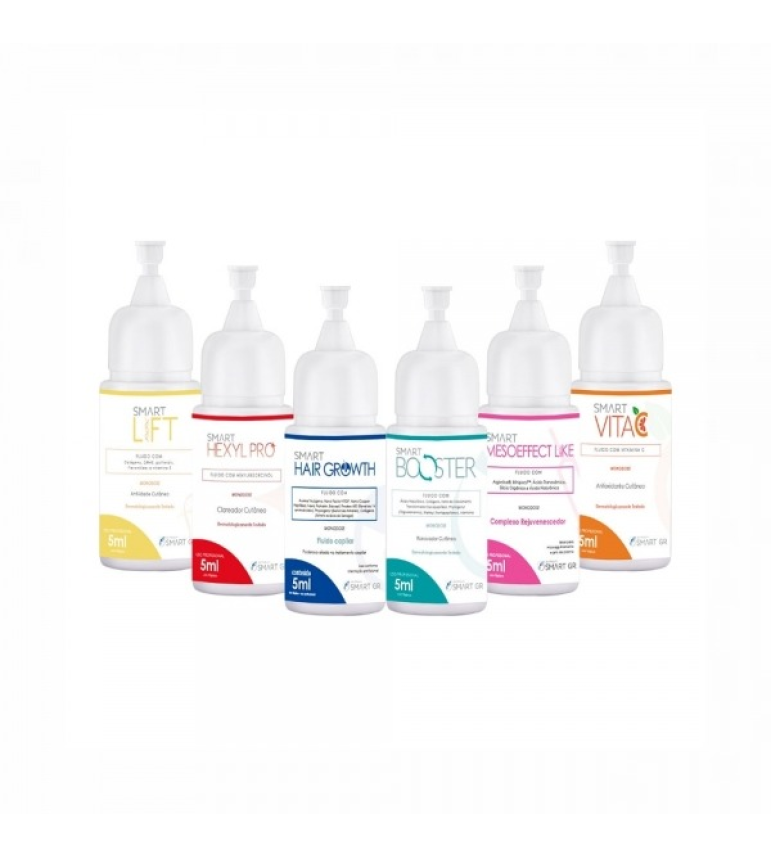 Kit Degustação Ativos em Monodose para Microagulhamento - Smart GR